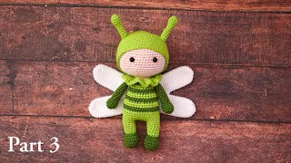 FLASH THE DRAGONFLY | PART 3 | AMIGURUMI CROCHET TUTORIAL