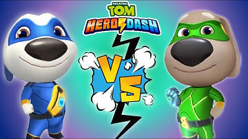Talking Hank VS Talking Ben - Talking Tom Hero Dash Gameplay! (Android/iOS)