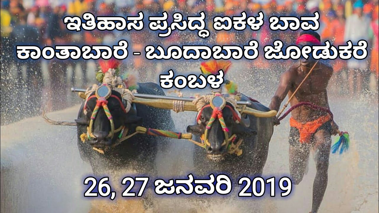 AIKALA KAMBALA 26, 27 JAN 2018. ಇತಿಹಾಸ ಪ್ರಸಿದ್ಧ ಐಕಳ ಬಾವ 