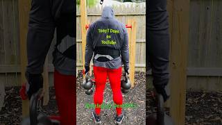 Rain or Shine consistency dedication kettlebell deadlift workout likeandsubscribe beaniesigel