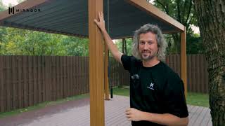MIRADOR 111S Takasho Louvered Pergola Introduction