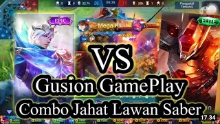 gusion hayfer vs saber