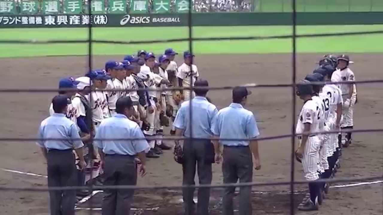 【２０１５夏・兵庫大会】明石商ｖｓ神戸国際大附（準決勝）hyogo High School Baseball Championship