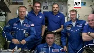 ISS welcomes first British crew member