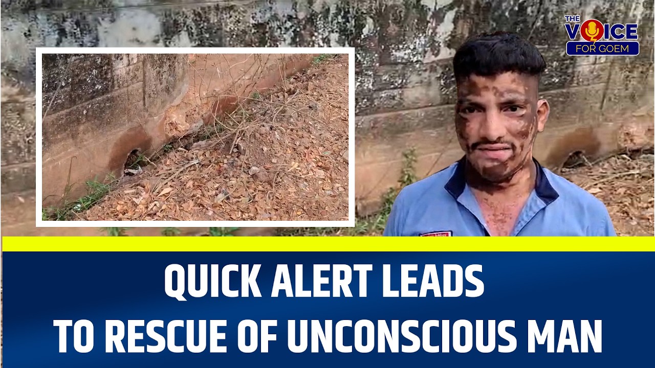 Quick alert leads to rescue of unconscious man - YouTube