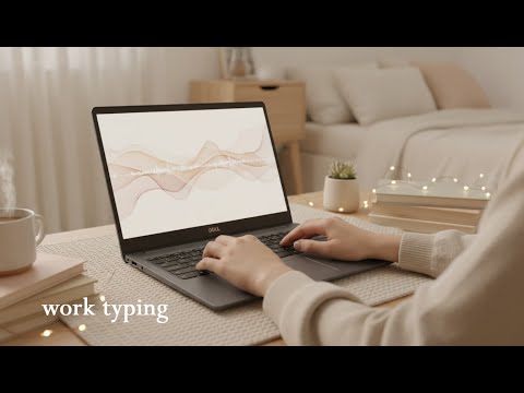 20 Minutes Work & Study With Me 💻 | Focus Boost | Calm Typing ASMR & Productivity Ambience 