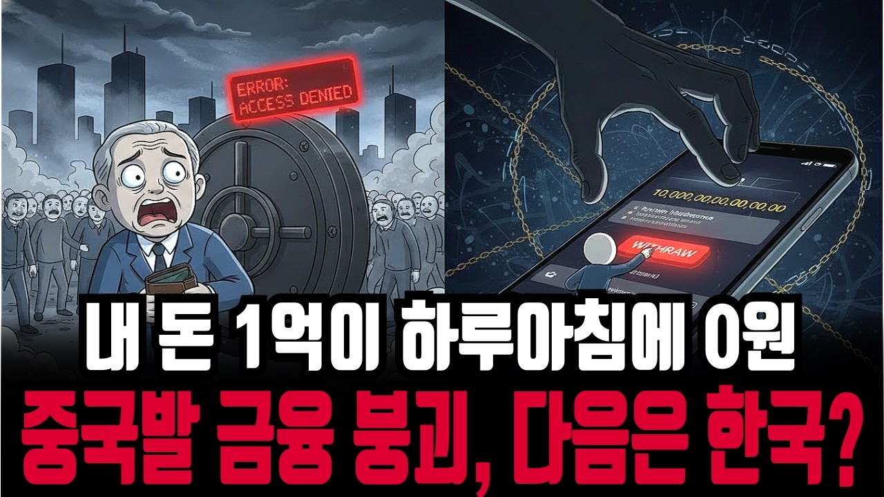 가짜 장부의 최후: 중국이 디지털 화폐에 목숨 거는 진짜 소름 돋는 이유 l 경제 l 경제학 l 몰락