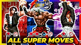 ALL SUPER MOVES TUTORIAL - The King of Fighters '95 (KOF95) screenshot 1
