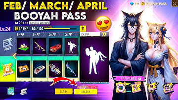 Next Booyah Pass, Elite Pass Return 💥😮| february booyah pass | next booyah pass free fire