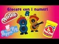 Giocare con i numeri con Peppa pig Italiano Come fare i numeri con la pasta Pongo Play doh