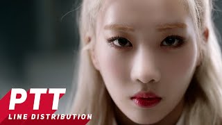 LOONA - PTT (Paint The Town) | Line Distribution