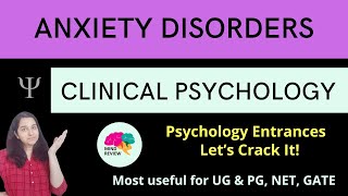 Anxiety Disorders Clinical Psychology Psychology Entrances Mind Review