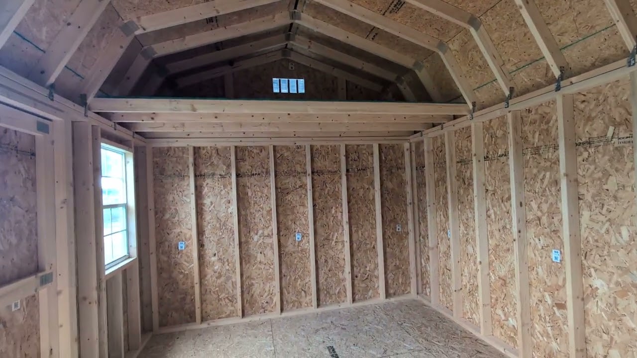 10x16 size All American Barn/Highbarn deluxe