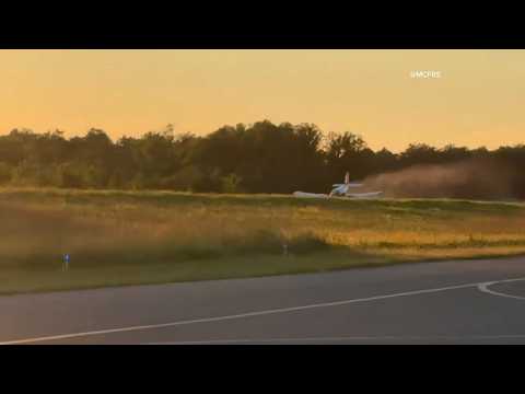 Plane makes emergency landing at Montgomery County Airpark