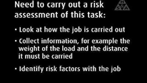 Manual Handling Case Study 15: Hotel Linen