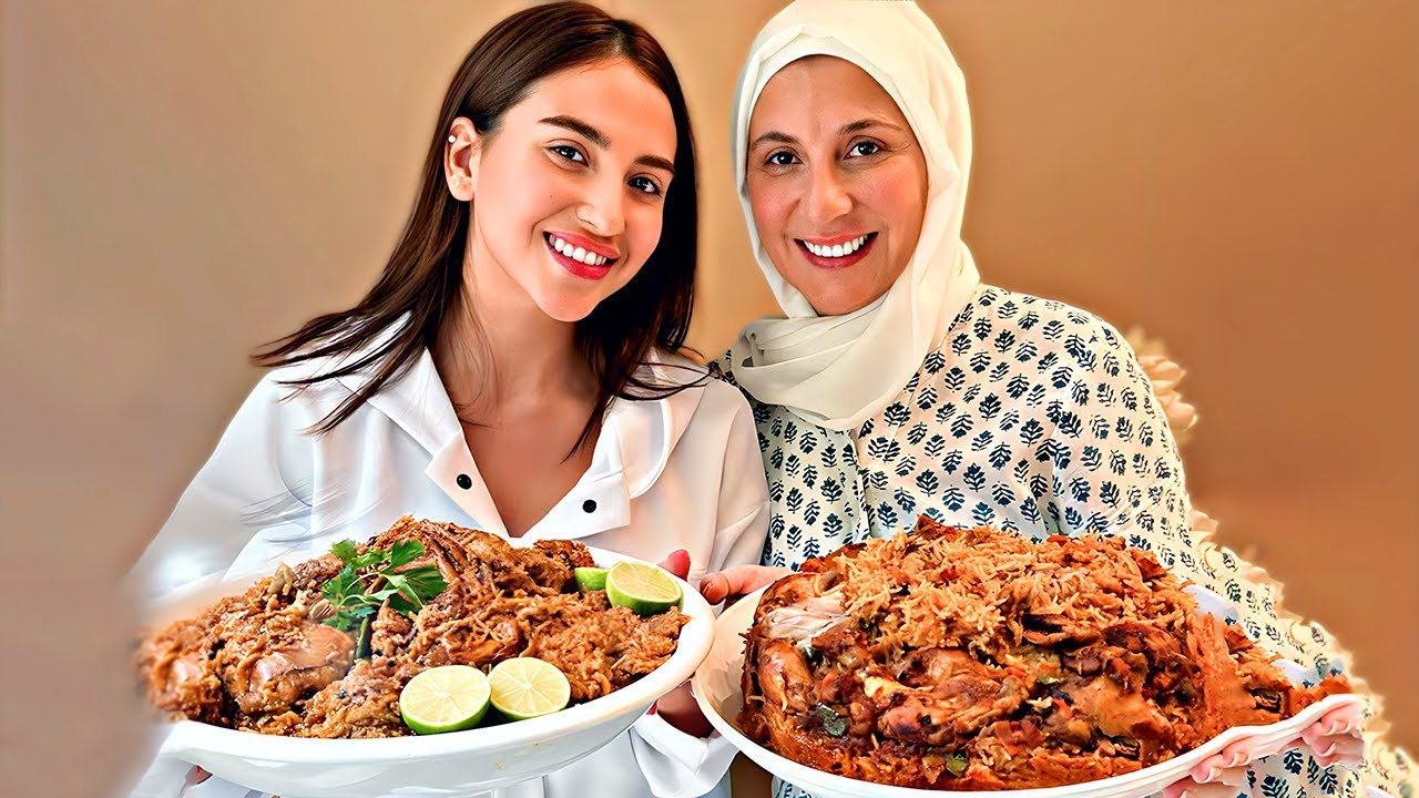 تحدي الكبسة السعودية مع مامي 😍🔥