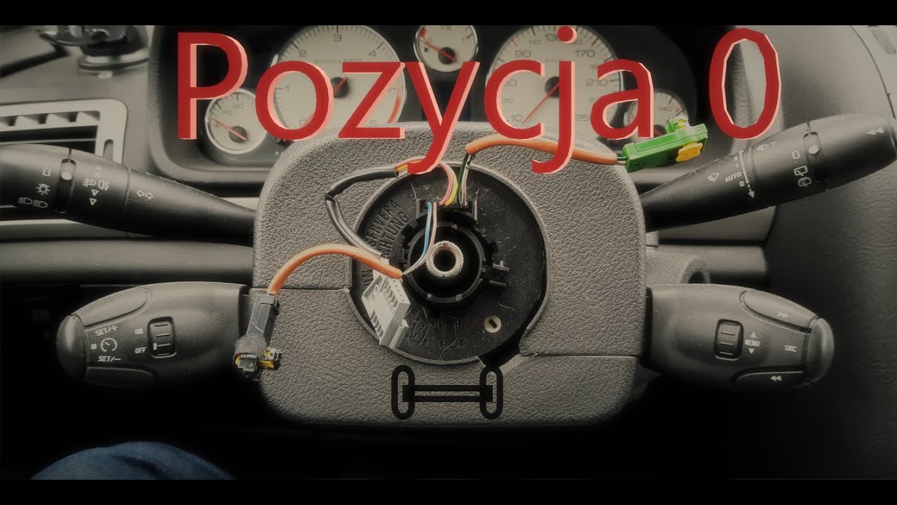 Peugeot 407 - Pozycja 0 - Ustawienie Taśmy Airbag / Wymiana Zwijaka - Youtube