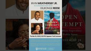 Irvin Weathersby Jr. in conversation with DeJeonge Reese