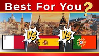 Moving To Europe? Malta vs Spain vs Portugal