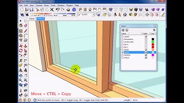 SketchUp Tutorial - Sliding Door