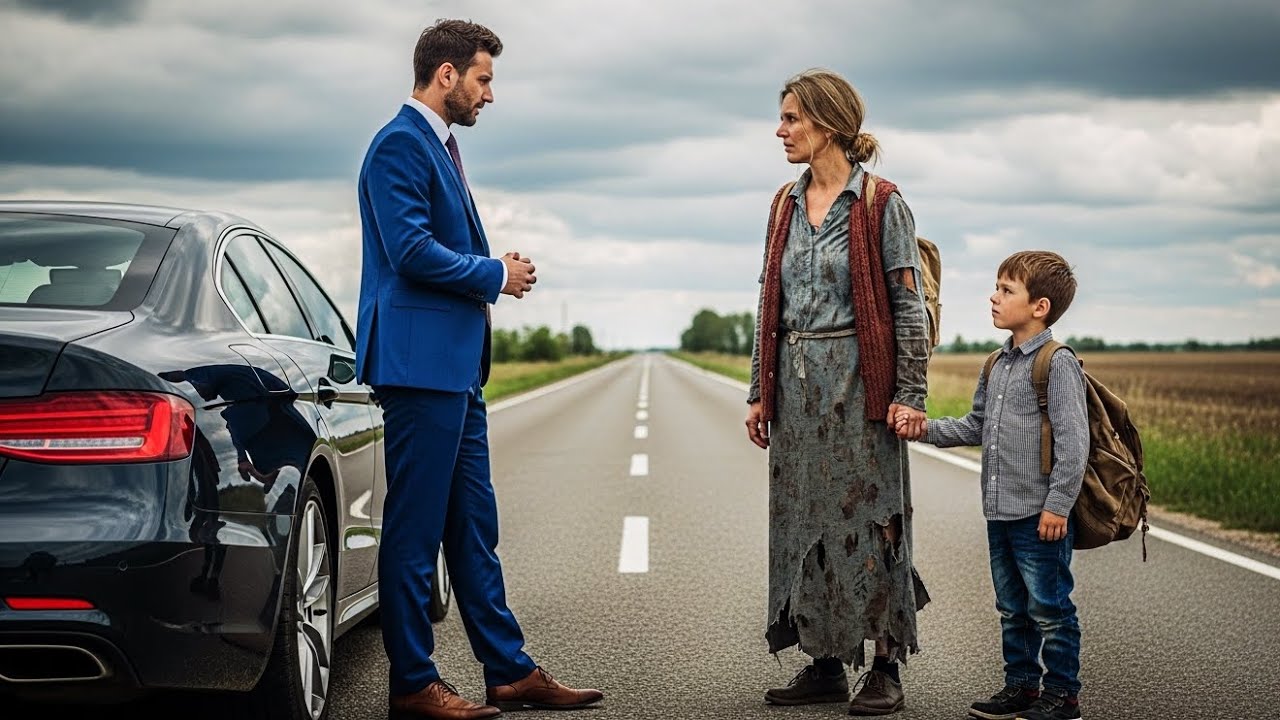 Milionário Para Carro e Vê Mãe POBRE ABANDONADA na Estrada   O Que Acontece Depois Vai te Emocionar