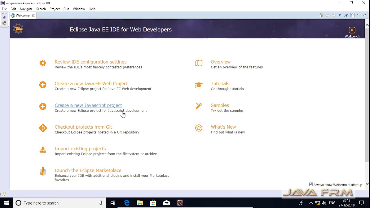 Eclipse IDE 2018-12 and Java 11 Modular Programming example on Windows ...