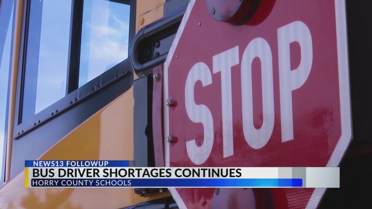 Bus driver shortage continues as Horry County heads toward first day of ...