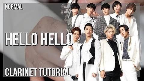 How to play Hello Hello by Snow Man on Clarinet (Tutorial)