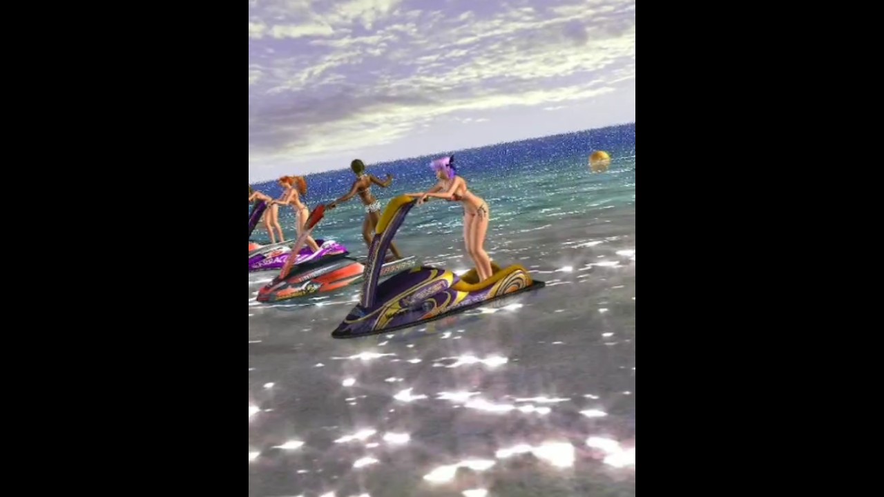 tanned skin ayane cu sith swimsuit jet ski gravure scene