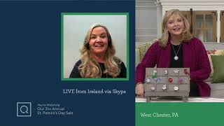 Killarney Crystal Choice of Crystal Keychains on QVC