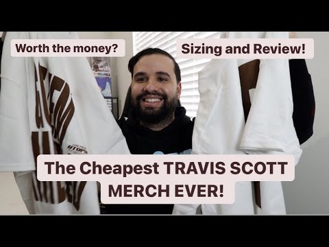 I Found The CHEAPEST TRAVIS SCOTT MERCH! FRANCHISE TEES! Review and