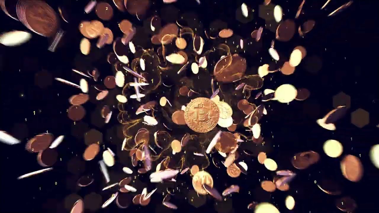 3D GOLD CRYPTO LOGO REVEAL