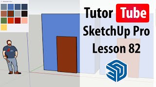 SketchUp Pro - Lesson 82 - Adding Dashed Edges