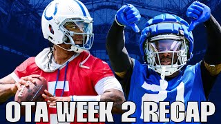 Indianapolis Colts OTA Recap| Anthony Richardson's Arm 💪, Players Missing Time