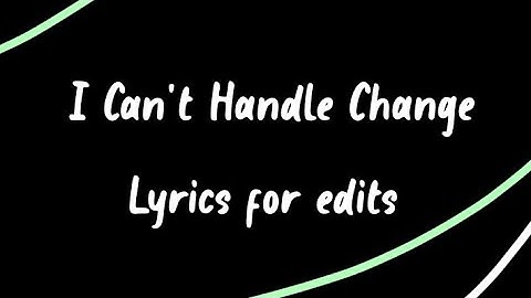 Lyrics video (I Can