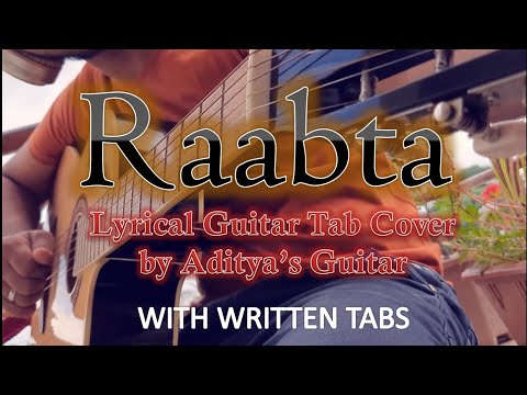 Raabta (kehete hai khuda ne iss) || AGENT VINOD || Lyrical Guitar Tab Cover || Easy guitar Tabs