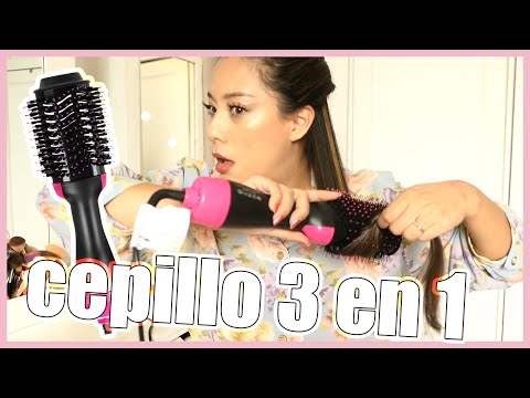 Cepillo electrico 3 en 1 - FUNCIONA? Prueba en cabello seco y mojado -  YouTube