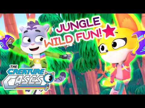 ​@CreatureCases – 🦊🌴✨ Kit & Sam’s Wild JUNGLE Missions! 🦁💖🐒 🔍😸 Compilation | Animal Detectives 🌍✨