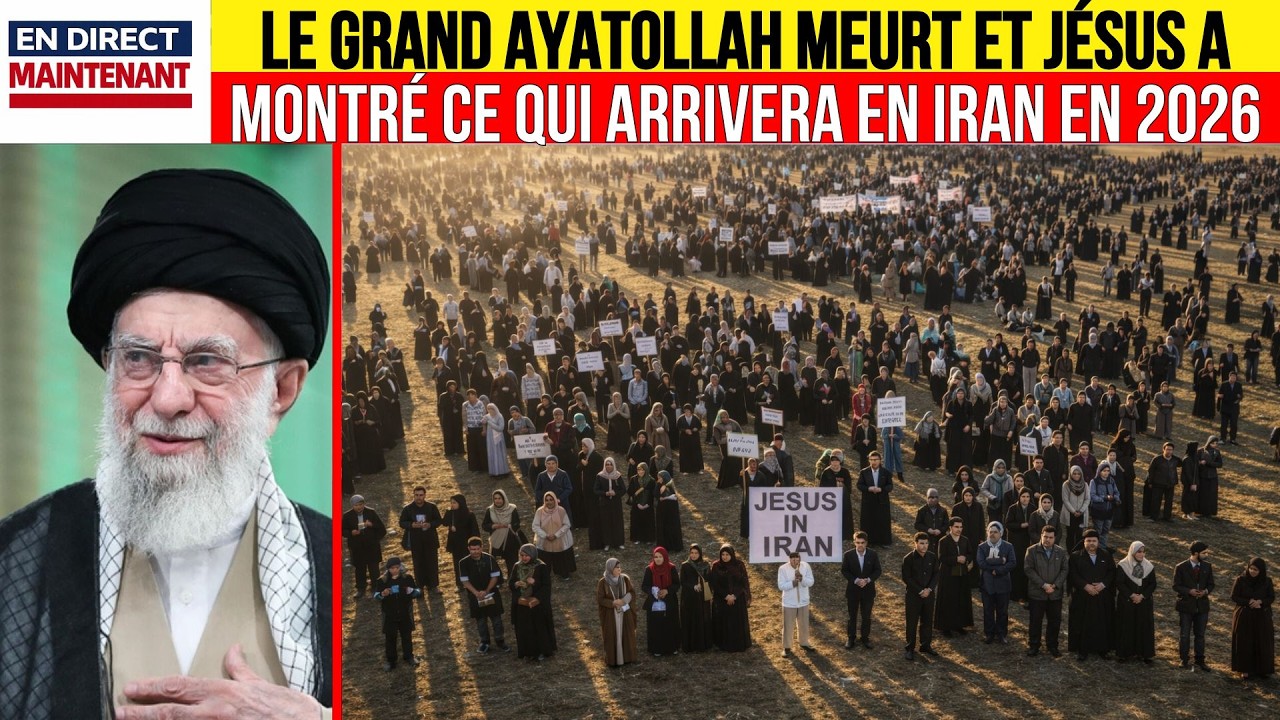Grand ayatollah d’Iran meurt et rencontre JÉSUS — l’avertissement CHOQUANT 2026 | PANIQUE À TÉHÉRAN