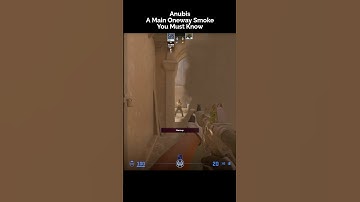Anubis - A Main Oneway Smoke You Must Know #cs2 #csgo #cs2shorts #counterstrike