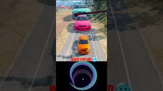 GIANT HAMMER vs STACKED CARS! 🔨 (Can they survive?) #BeamNG #CarCrash #Satisfying #Gaming #USA