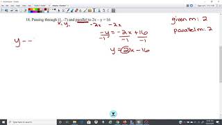 MAC1105 Test 2 Review #18