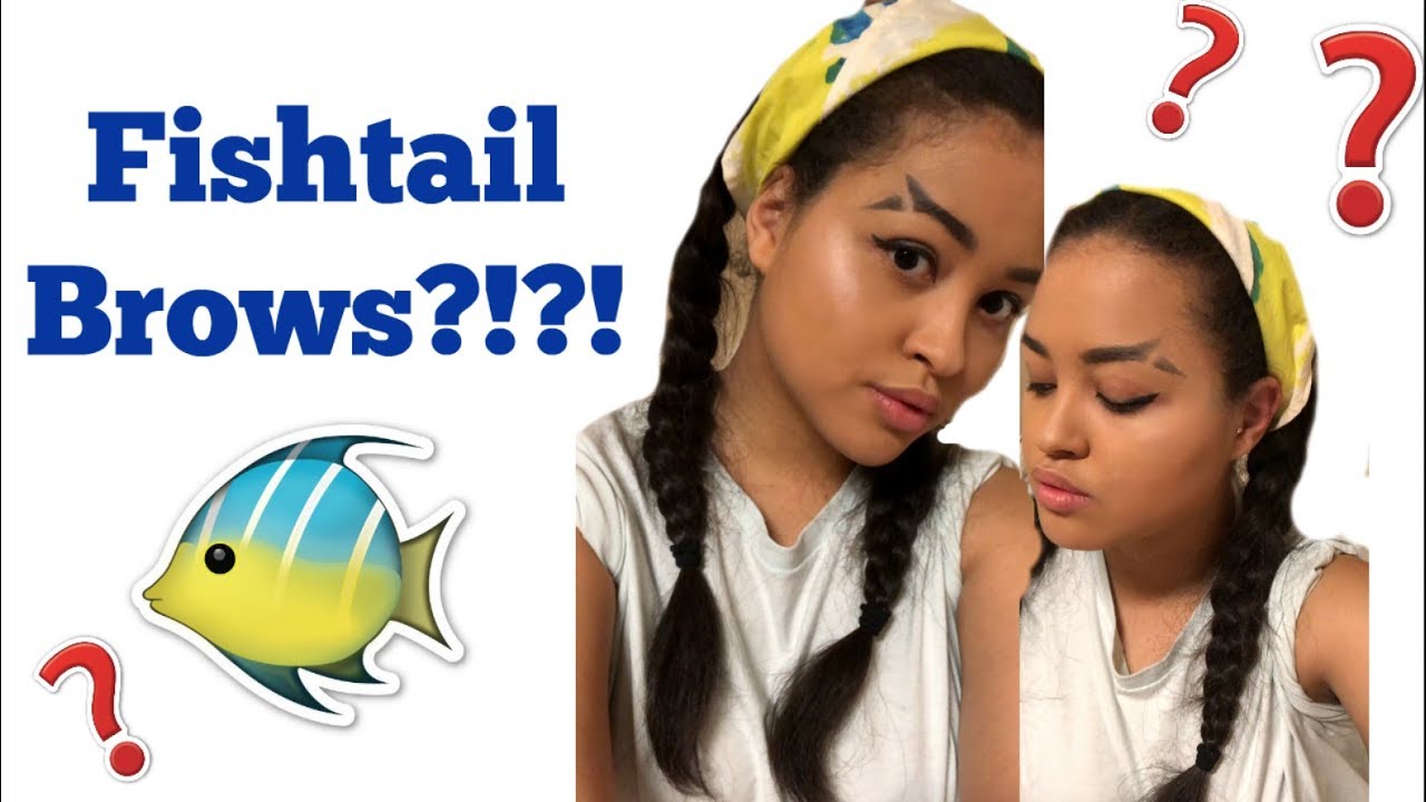 TREND TESTED: Fishtail Eyebrows! - YouTube