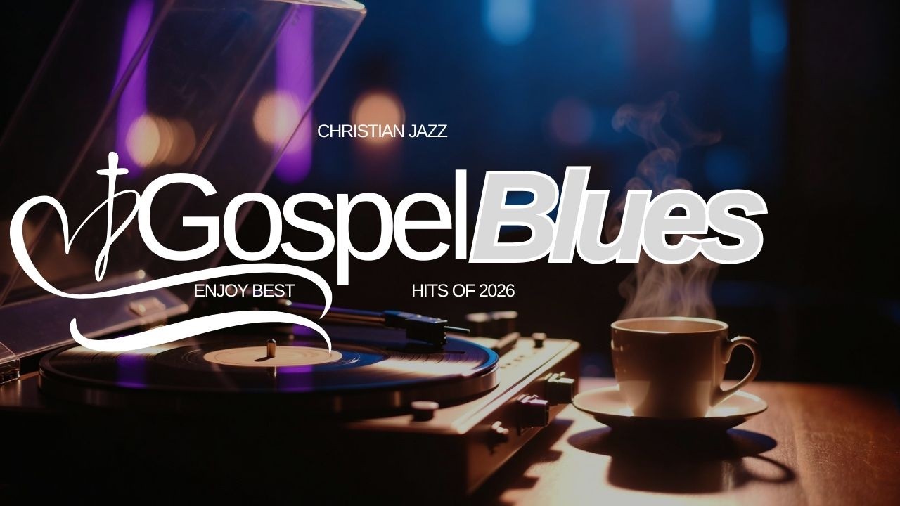 Deep Gospel Blues Christian Jazz ✝️ | Healing Worship Music for Prayer, Work & Rest