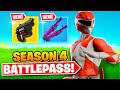 New Fortnite Season 4 Update is Here! Grinding Crown Wins!