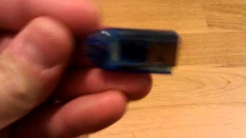 Smallest MicroSD TransFlash USB Card Reader with Cover (Blue) DEALEXTREME
