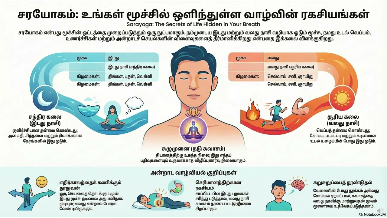 மூச்சு மூலம் எதிர்காலத்தை கணிக்கும் சரயோக ரகசியங்கள்