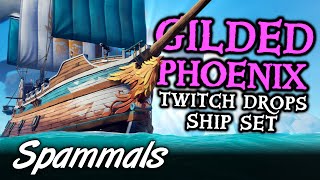 Gilded Phoenix Shipset (Sea Of Thieves Season 3 Twitch Drops)