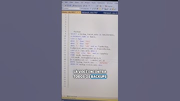 Backups feitos na Instância SQL Server