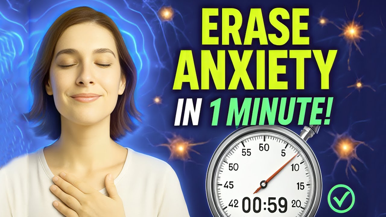This 1Minute Trick Will Erase Anxiety Backed by Science Instant